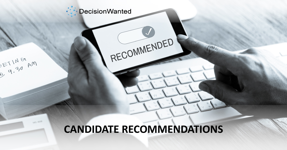Candidate recommendations